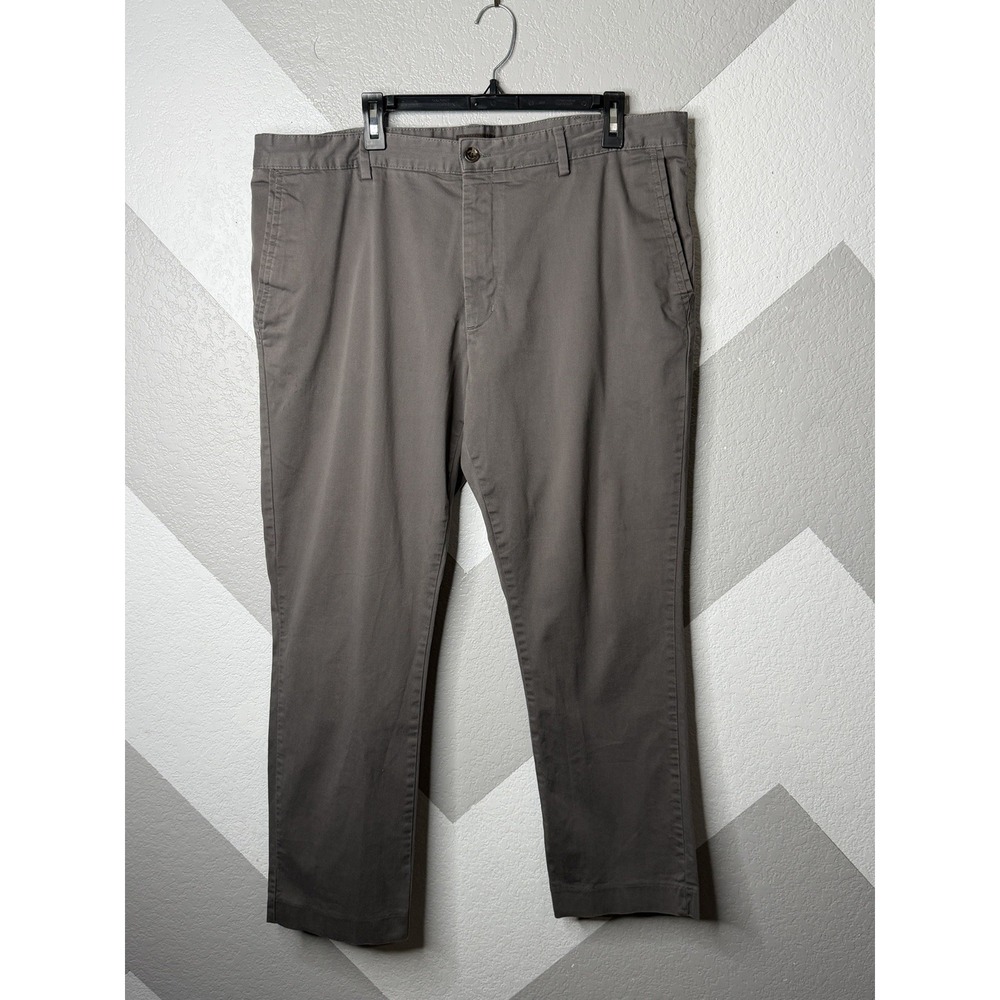 Tasso Elba Men's Gray Core Pants Slacks Stretch Cotton Size 38x30 Egyptian